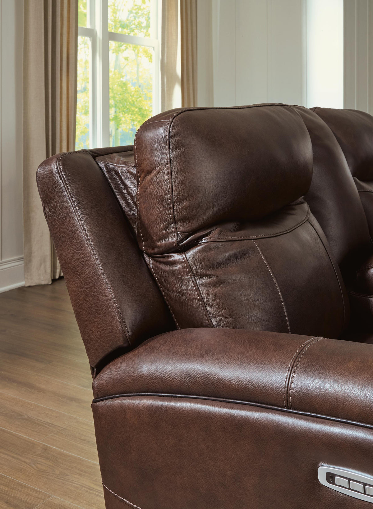 Gravier Power Reclining Loveseat with Console - U1330118 - product view or room setting; only loveseat included (supplier image 8)