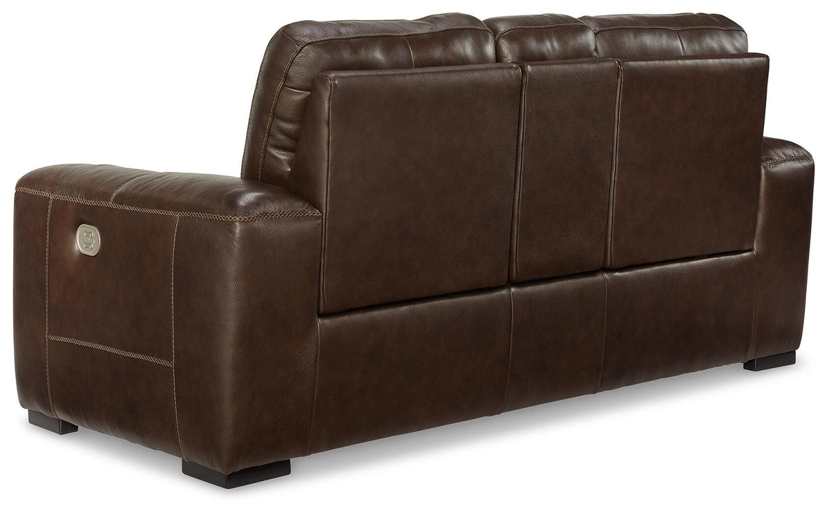 Alessandro Power Reclining Loveseat with Console - U2550218 - product view or room setting; only loveseat included (supplier image 6)