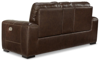 Alessandro Power Reclining Loveseat with Console - U2550218 - product view or room setting; only loveseat included (supplier image 6)
