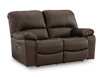 Leesworth sofa and loveseat set, Dark Brown, U4380874: original manufacturer image; only listed sofa and loveseat included. Castillo Furniture, Philadelphia.