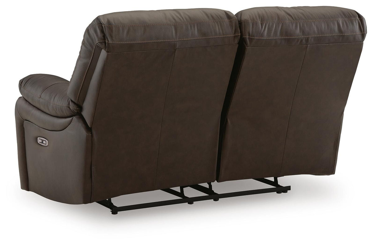 Leesworth Power Reclining Loveseat - U4380874 - product view or room setting; only loveseat included (supplier image 6)