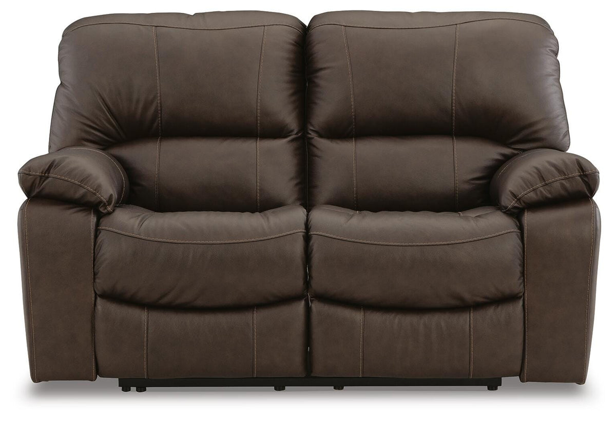 Leesworth Power Reclining Loveseat - U4380874 - product view or room setting; only loveseat included (supplier image 4)