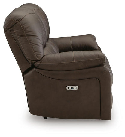 Leesworth Power Reclining Loveseat - U4380874 - product view or room setting; only loveseat included (supplier image 5)