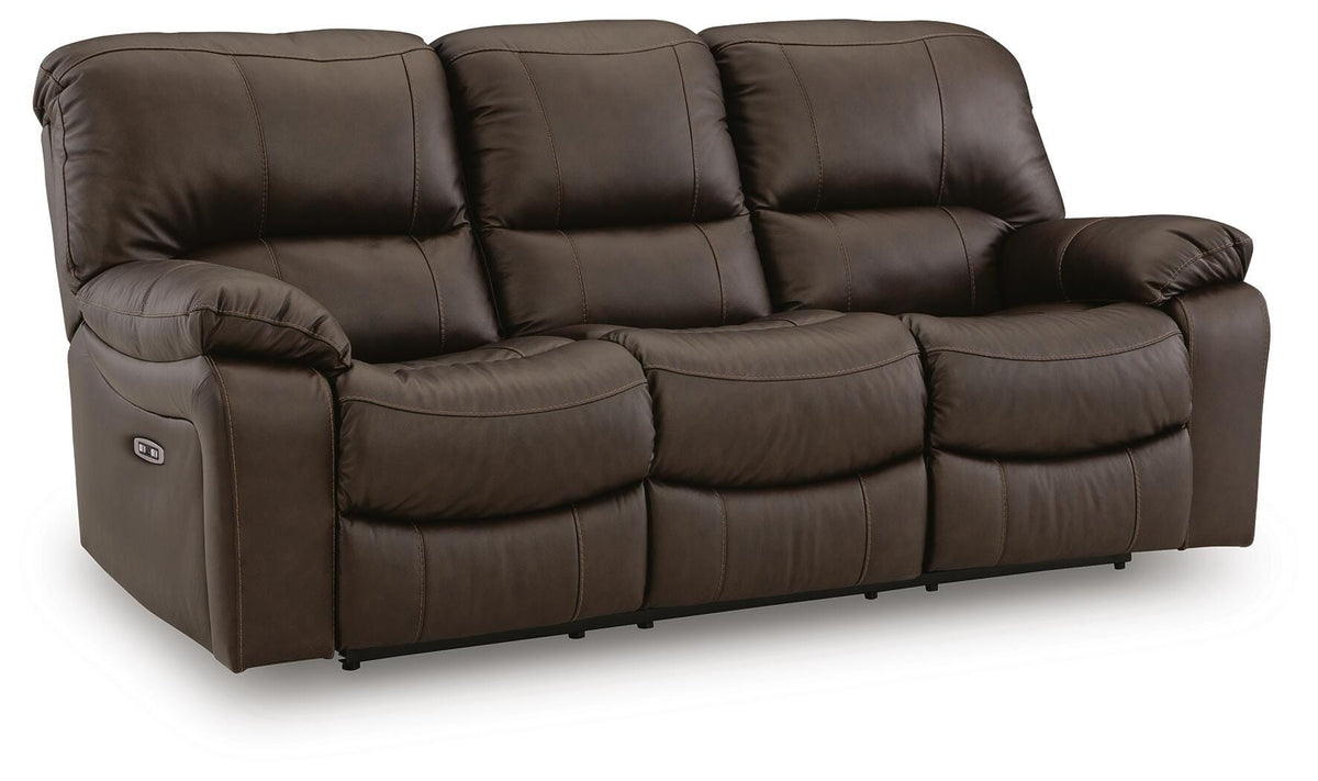 Leesworth Power Reclining Sofa - U4380887 - product view or room setting; only sofa included (supplier image 3)