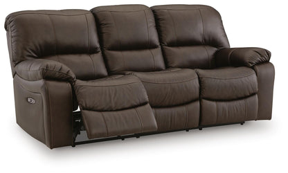 Leesworth Power Reclining Sofa - U4380887 - product view or room setting; only sofa included (supplier image 4)