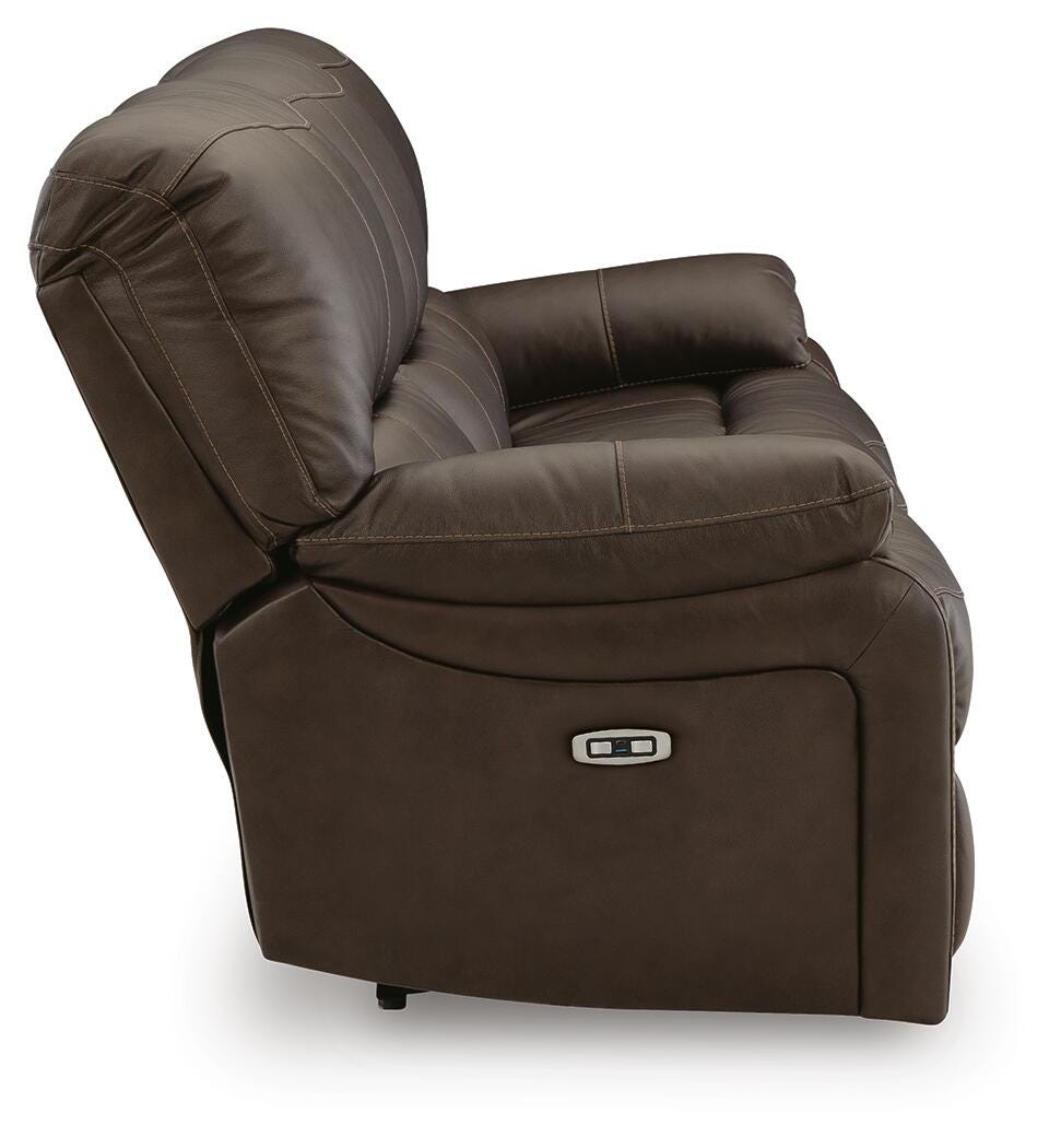 Leesworth Power Reclining Sofa - U4380887 - product view or room setting; only sofa included (supplier image 5)