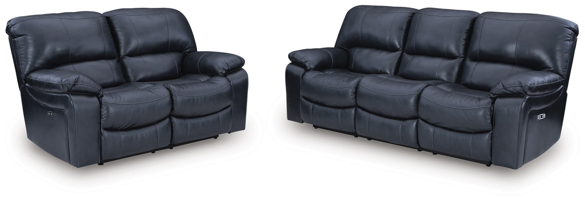 Leesworth sofa and loveseat set, Ocean, U43809U1: original manufacturer image; only listed sofa and loveseat included. Castillo Furniture, Philadelphia.
