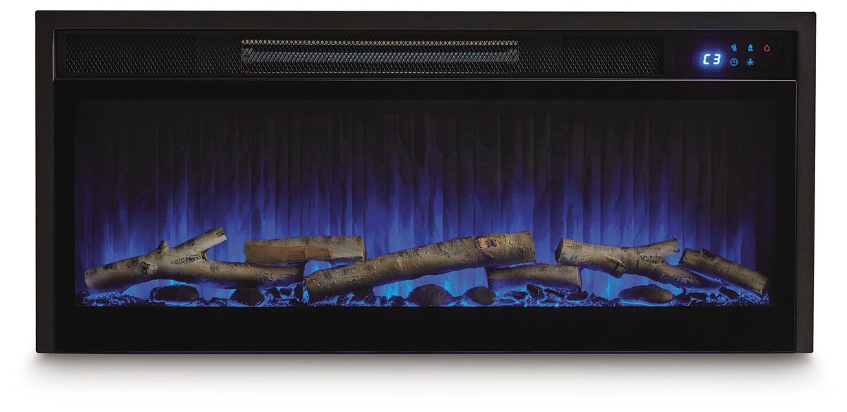 Zadilyn 72" TV Stand with Electric Fireplace - W3367W1 - product view or room setting; complete kit and included component views (supplier image 14)