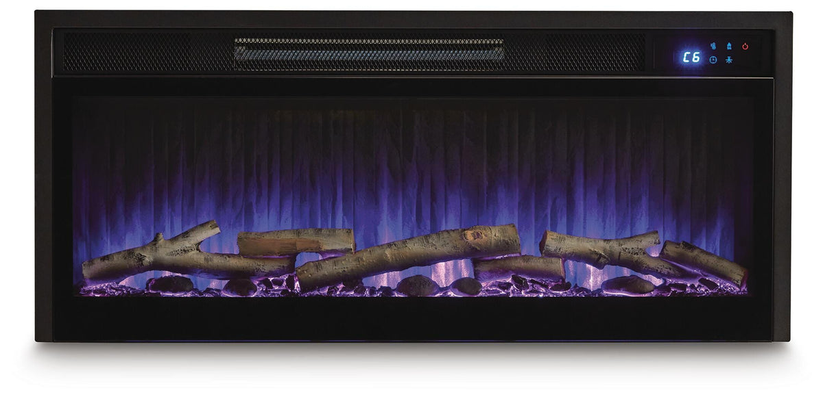 Zadilyn 72" TV Stand with Electric Fireplace - W3367W1 - product view or room setting; complete kit and included component views (supplier image 15)
