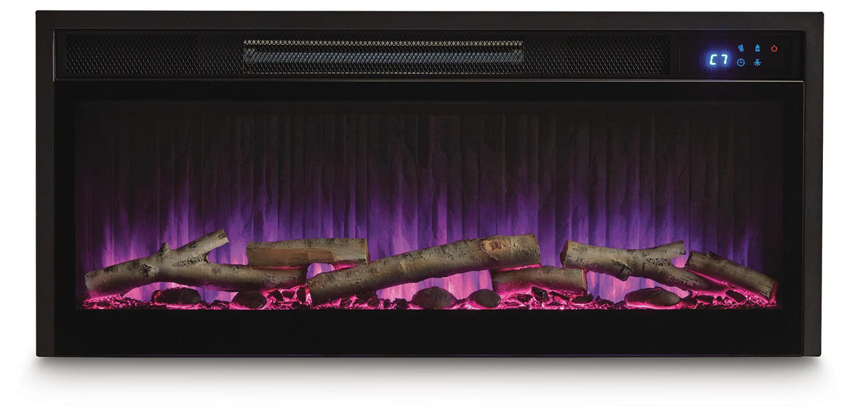 Zadilyn 72" TV Stand with Electric Fireplace - W3367W1 - product view or room setting; complete kit and included component views (supplier image 19)