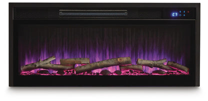 Zadilyn 72" TV Stand with Electric Fireplace - W3367W1 - product view or room setting; complete kit and included component views (supplier image 19)