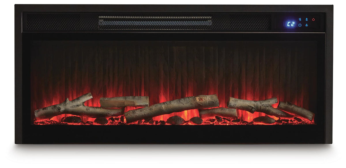 Zadilyn 72" TV Stand with Electric Fireplace - W3367W1 - product view or room setting; complete kit and included component views (supplier image 18)