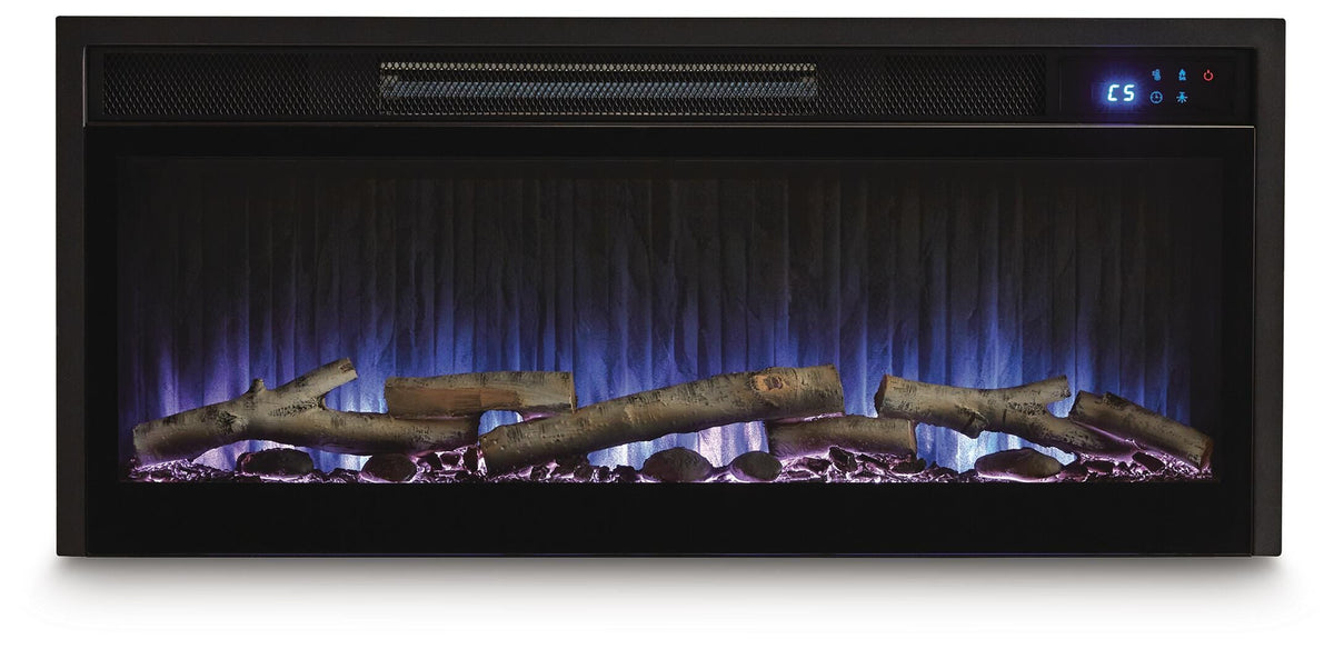 Zadilyn 72" TV Stand with Electric Fireplace - W3367W1 - product view or room setting; complete kit and included component views (supplier image 13)