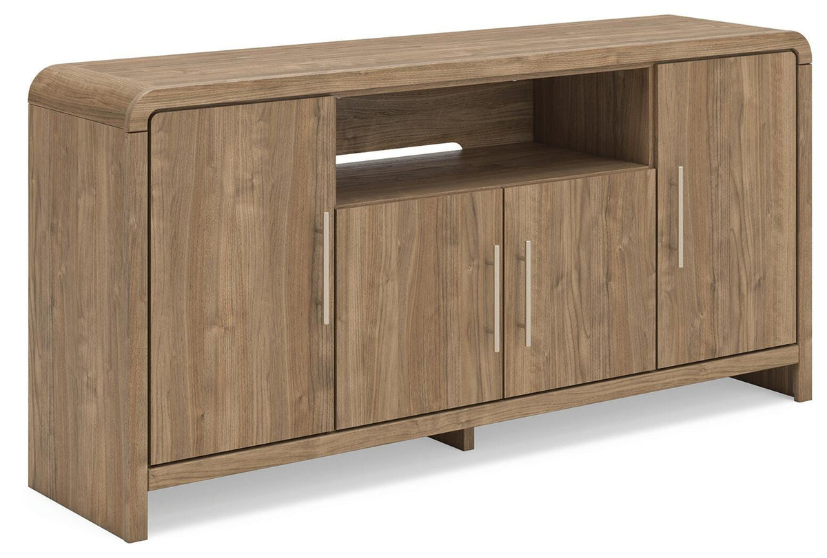 Dovander 63" TV Stand - W1121-68 - product view or room setting; only tv stand included (supplier image 1)