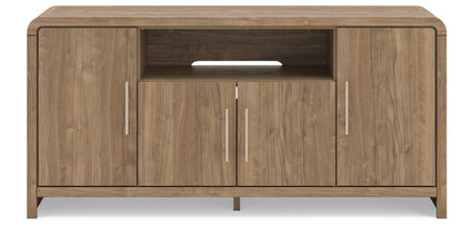 Dovander 63" TV Stand - W1121-68 - product view or room setting; only tv stand included (supplier image 5)