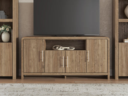 Dovander 63" TV Stand - W1121-68 - product view or room setting; only tv stand included (supplier image 11)