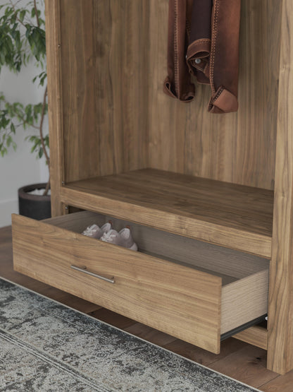 Dovander Hall Tree with Storage Bench - W1121-79 - finish or detail (supplier image 10)