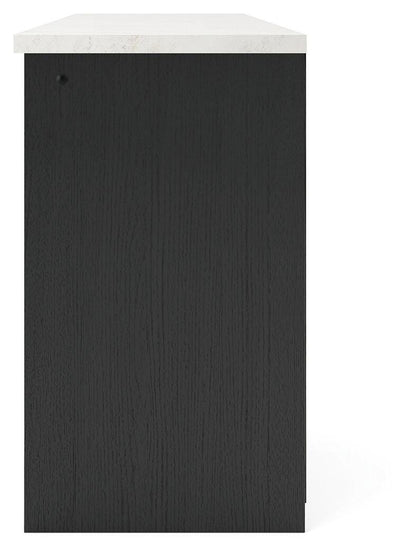 Cadmori 63" TV Stand - W2616-468 - product view or room setting; only tv stand included (supplier image 8)