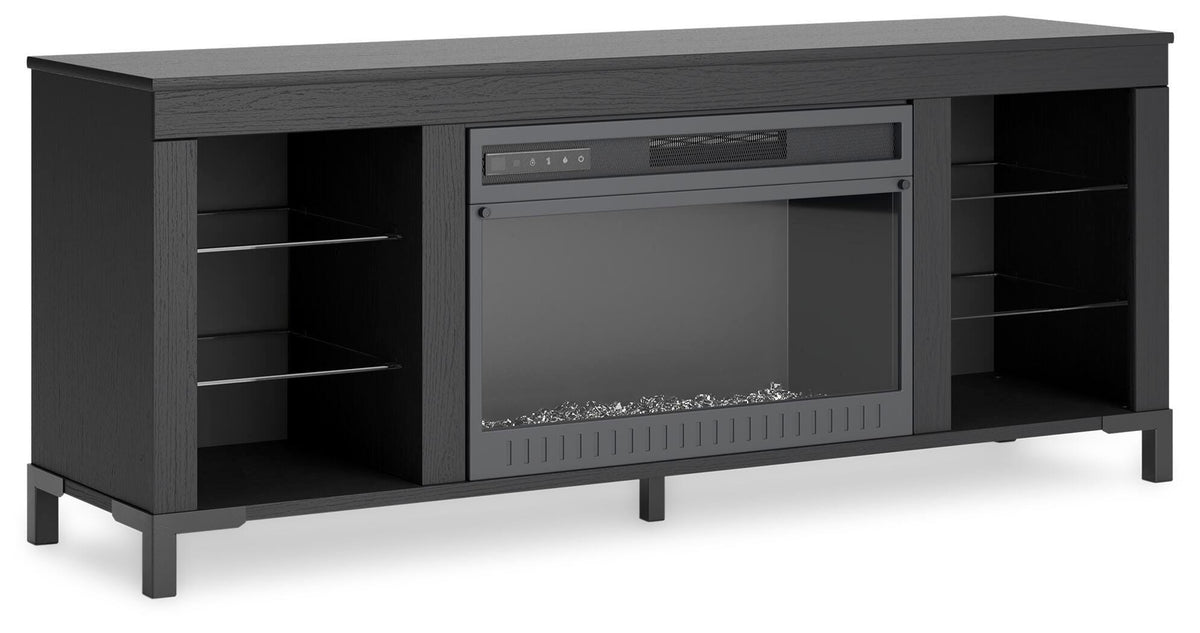 Cayberry 60" TV Stand with Electric Fireplace - W2721-168 - product view or room setting; only tv stand included (supplier image 1)