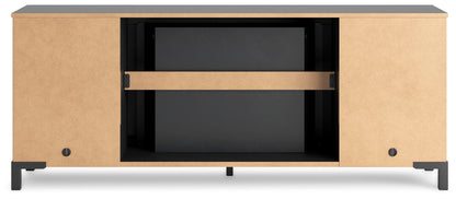 Cayberry 60" TV Stand with Electric Fireplace - W2721-168 - product view or room setting; only tv stand included (supplier image 8)