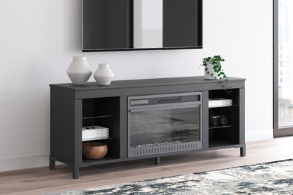 Cayberry 60" TV Stand with Electric Fireplace - W2721-168 - product view or room setting; only tv stand included (supplier image 2)