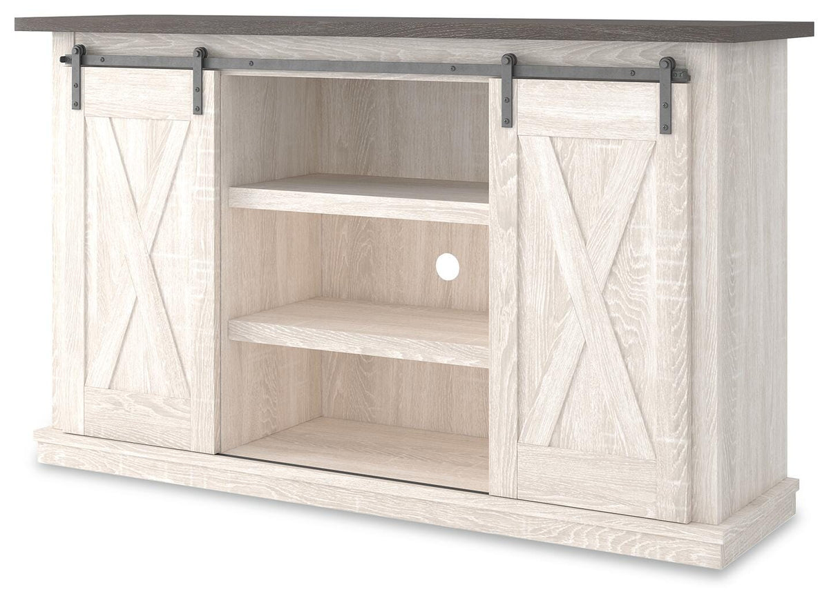 Dorrinson 54" TV Stand - W287-48 - product view or room setting; only tv stand included (supplier image 7)