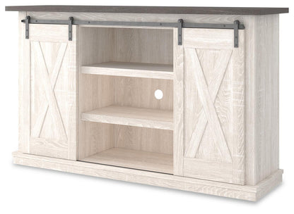 Dorrinson 54" TV Stand - W287-48 - product view or room setting; only tv stand included (supplier image 7)