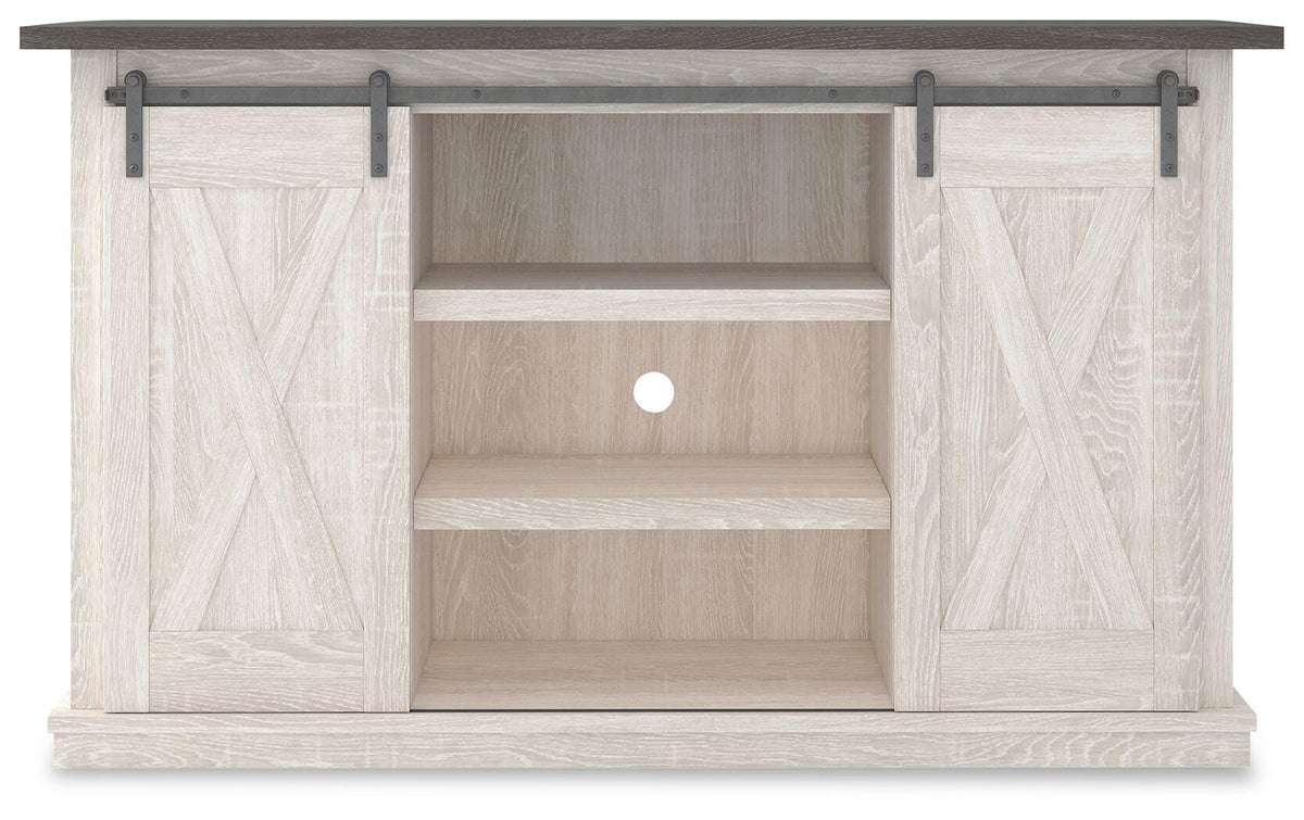 Dorrinson 54" TV Stand - W287-48 - product view or room setting; only tv stand included (supplier image 2)