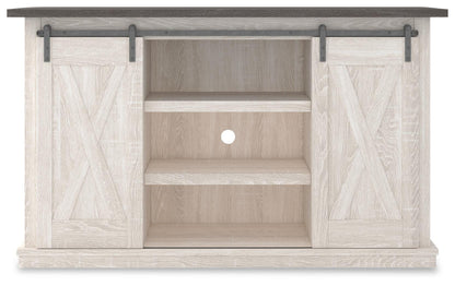Dorrinson 54" TV Stand - W287-48 - product view or room setting; only tv stand included (supplier image 2)