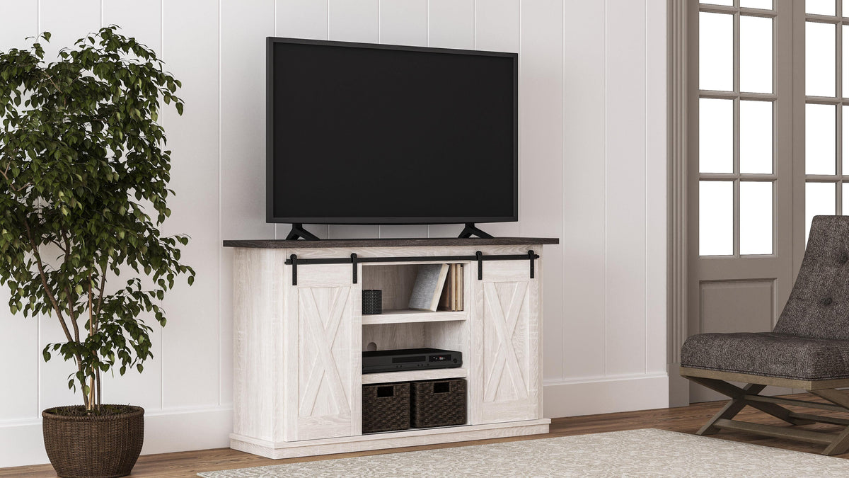 Dorrinson 54" TV Stand - W287-48 - product view or room setting; only tv stand included (supplier image 9)