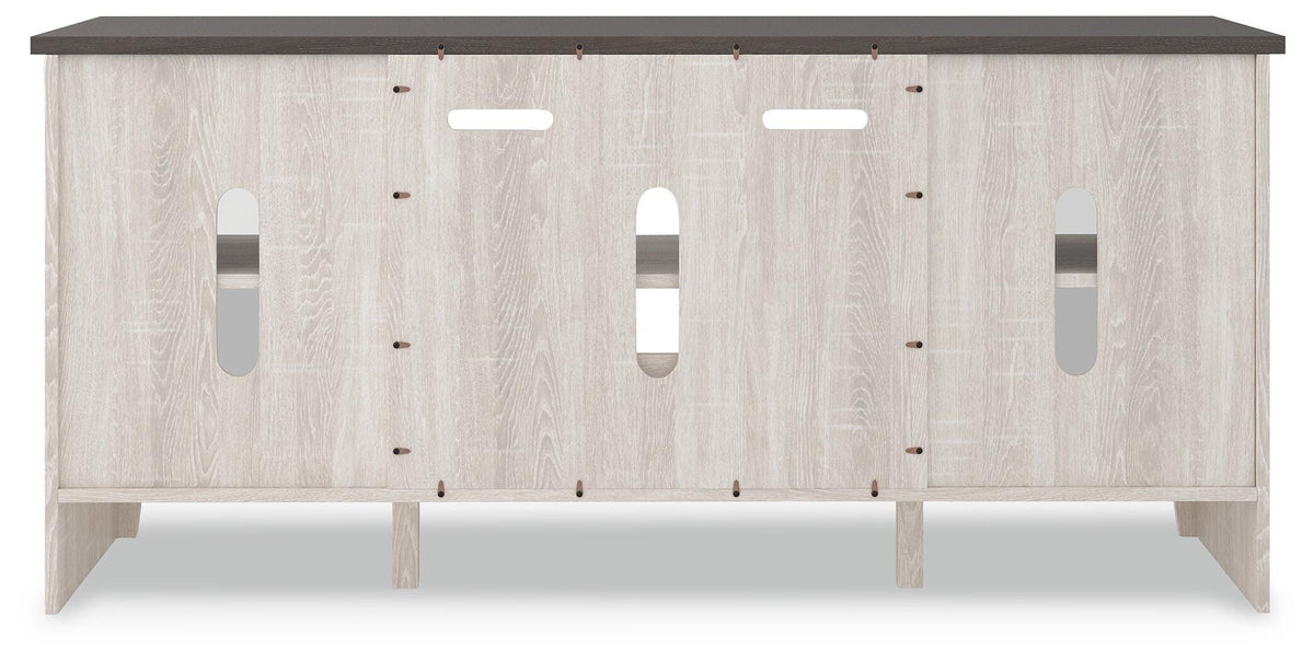 Dorrinson 60" TV Stand - W287-68 - product view or room setting; only tv stand included (supplier image 6)
