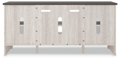 Dorrinson 60" TV Stand - W287-68 - product view or room setting; only tv stand included (supplier image 6)