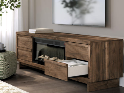 Zadilyn 72" TV Stand with Electric Fireplace - W3367W1 - finish or detail (supplier image 9)