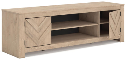 Cayboni 71" TV Stand - W3787-68 - product view or room setting; only tv stand included (supplier image 16)