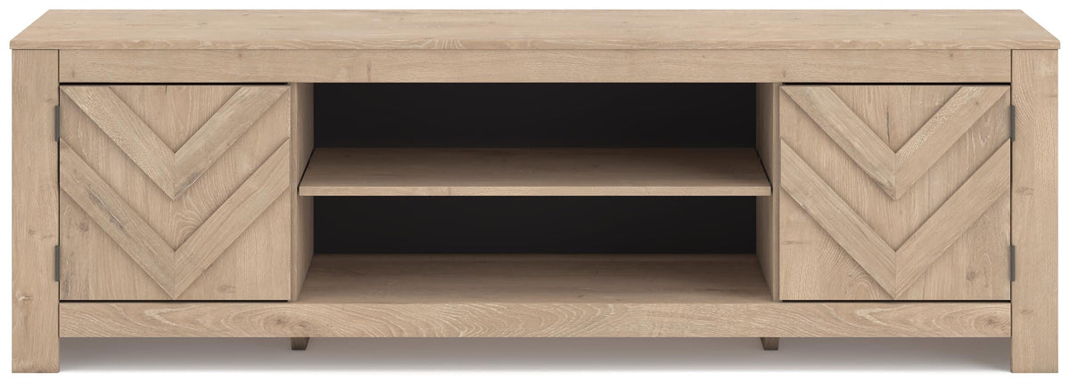 Cayboni 71" TV Stand - W3787-68 - product view or room setting; only tv stand included (supplier image 17)