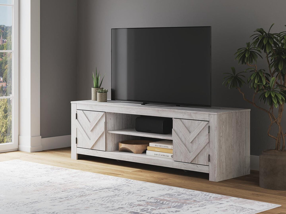 Cayboni 71" TV Stand - W3788-68 - product view or room setting; only tv stand included (supplier image 28)
