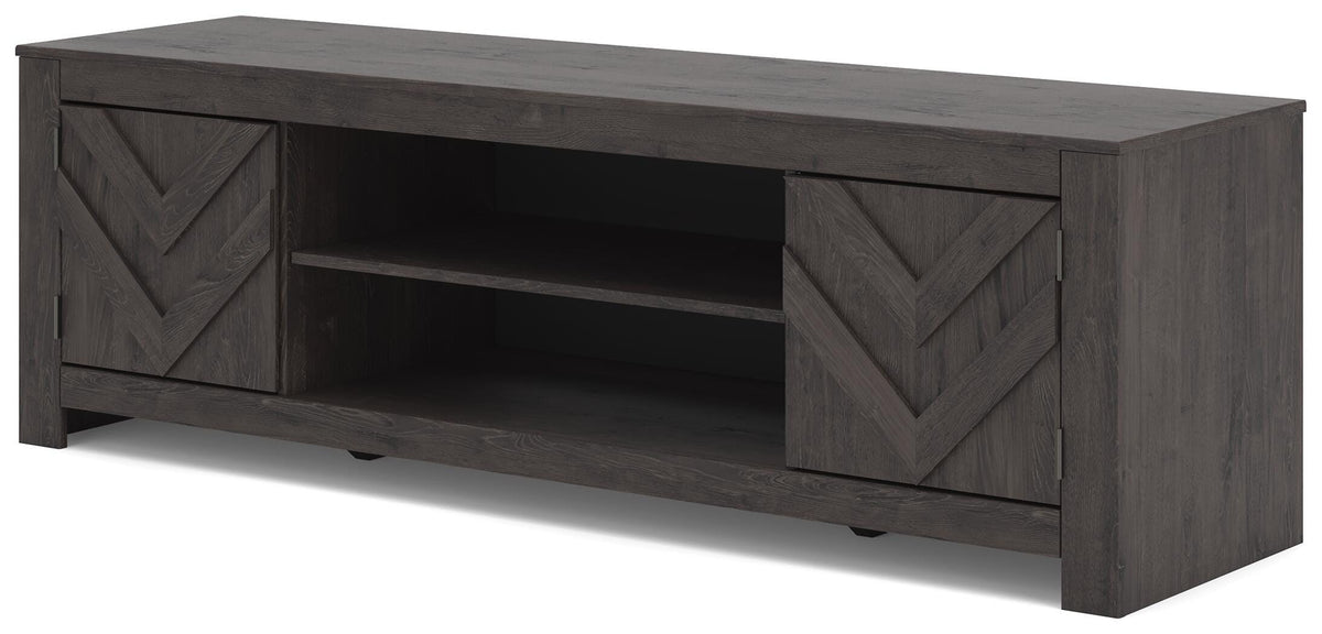 Cayboni 71" TV Stand - W3789-68 - product view or room setting; only tv stand included (supplier image 5)