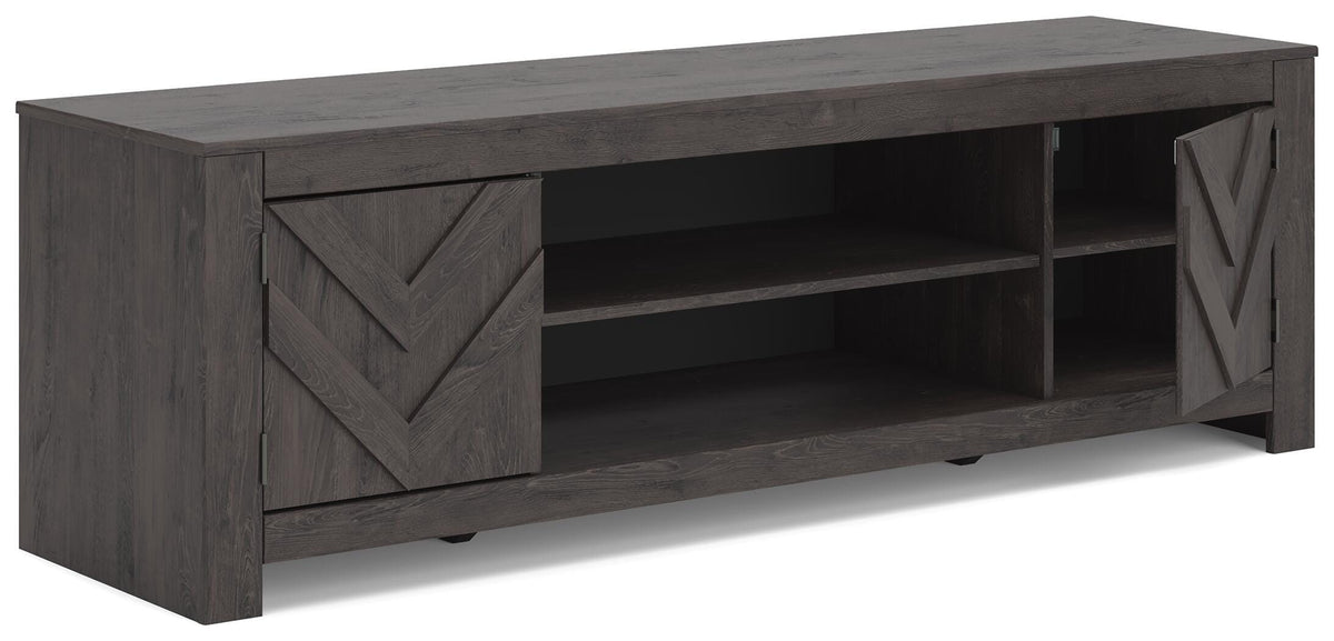 Cayboni 71" TV Stand - W3789-68 - product view or room setting; only tv stand included (supplier image 3)