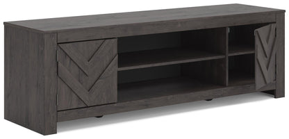 Cayboni 71" TV Stand - W3789-68 - product view or room setting; only tv stand included (supplier image 3)