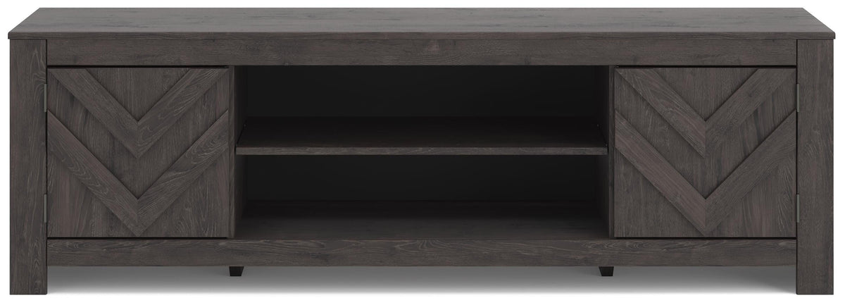 Cayboni 71" TV Stand - W3789-68 - product view or room setting; only tv stand included (supplier image 4)
