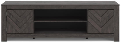 Cayboni 71" TV Stand - W3789-68 - product view or room setting; only tv stand included (supplier image 4)