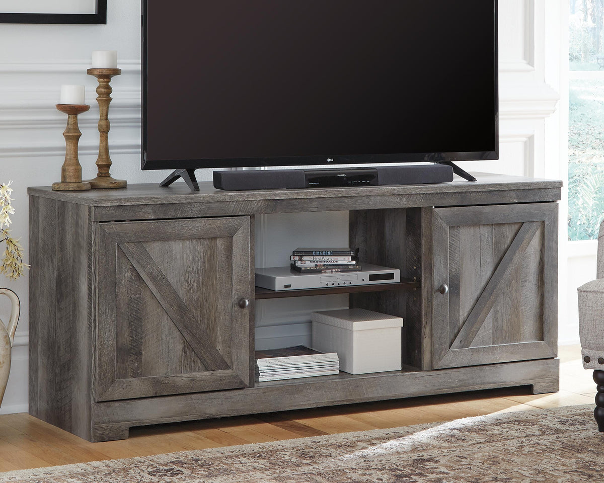 Wynnlow 63" TV Stand - W440-68 - product view or room setting; only tv stand included (supplier image 2)