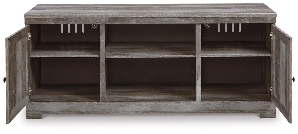 Wynnlow 63" TV Stand - W440-68 - product view or room setting; only tv stand included (supplier image 3)
