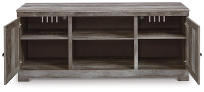 Wynnlow 63" TV Stand - W440-68 - product view or room setting; only tv stand included (supplier image 3)