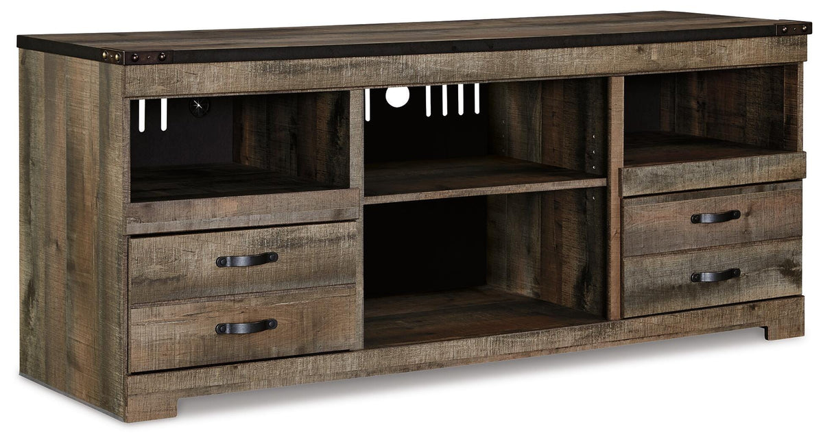 Trinell 63" TV Stand - W446-68 - product view or room setting; only tv stand included (supplier image 1)