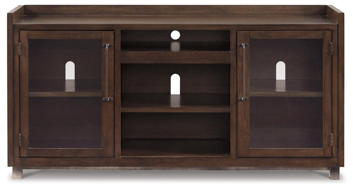 Starmore 70" TV Stand - W633-68 - product view or room setting; only tv stand included (supplier image 5)