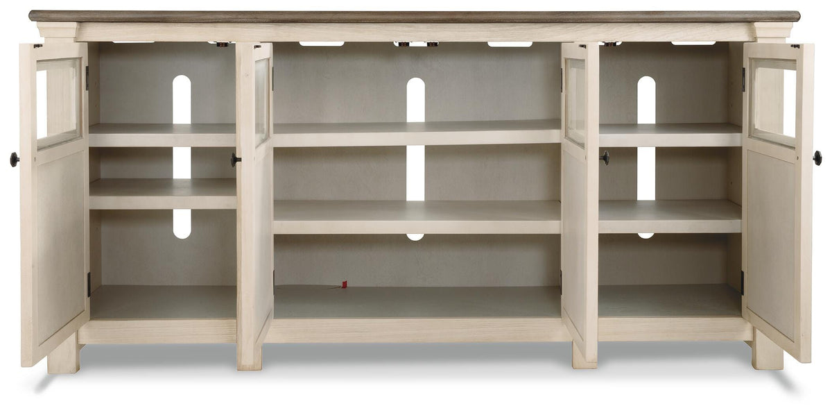 Bolanburg 74" TV Stand - W647-60 - product view or room setting; only tv stand included (supplier image 6)