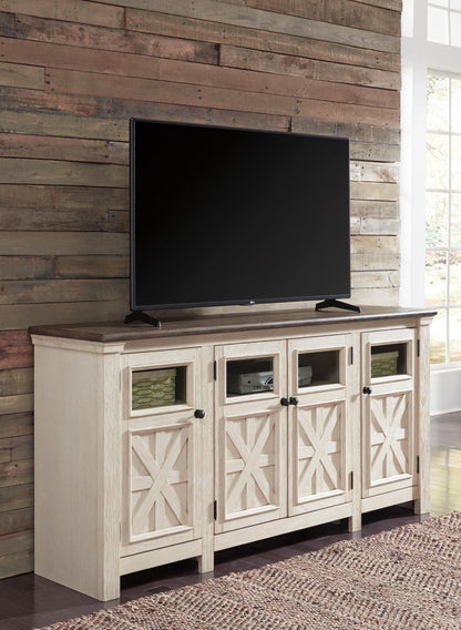 Bolanburg 74" TV Stand - W647-60 - product view or room setting; only tv stand included (supplier image 12)