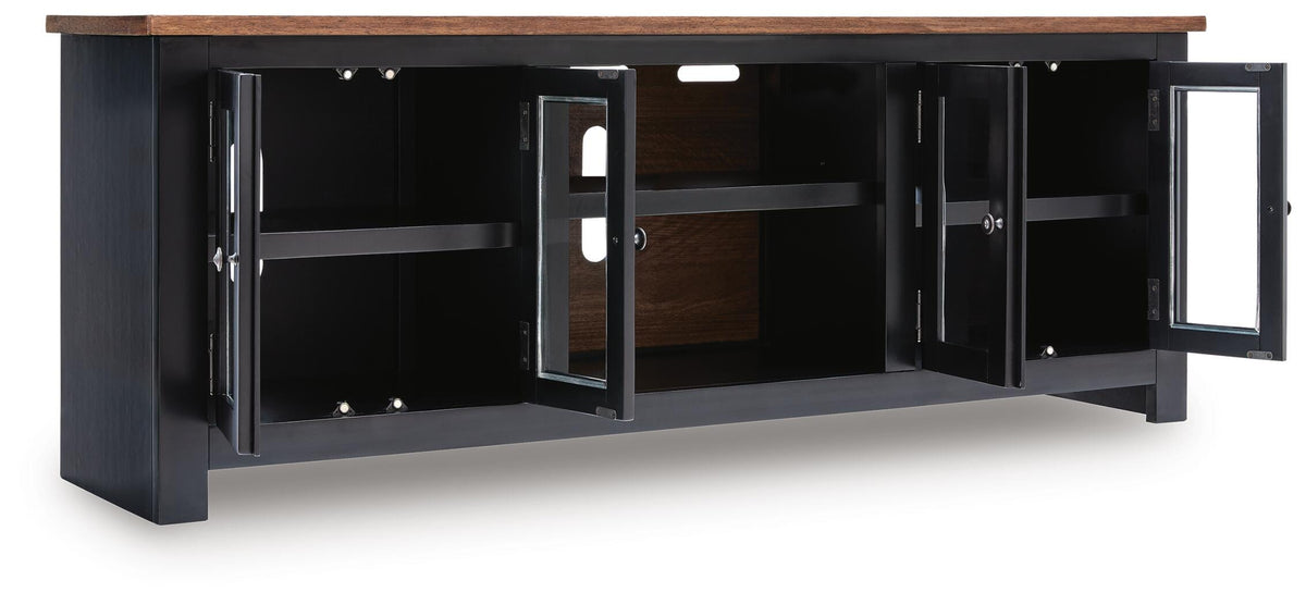 Wildenauer 76" TV Stand - W664-68 - product view or room setting; only tv stand included (supplier image 3)