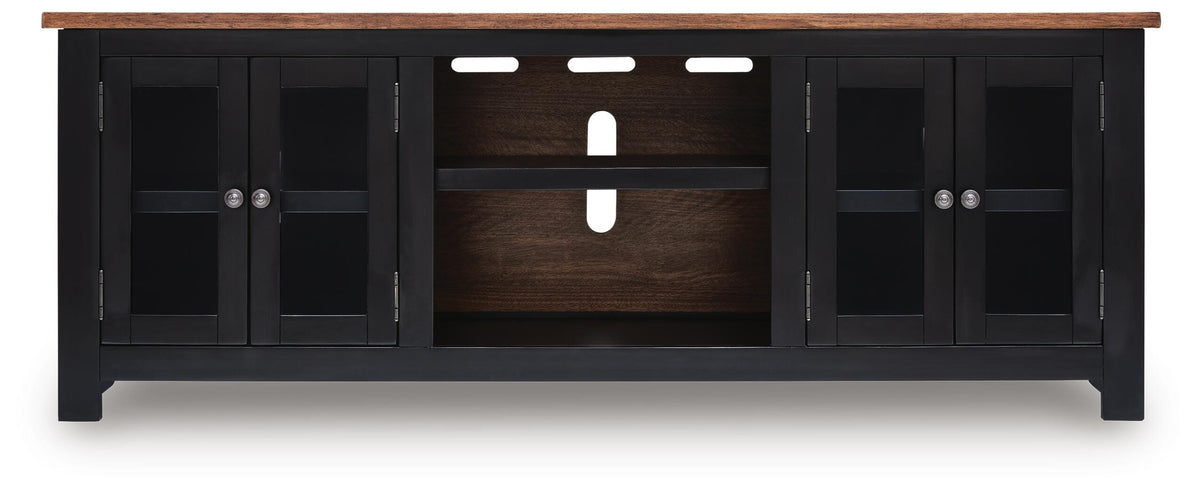 Wildenauer 76" TV Stand - W664-68 - product view or room setting; only tv stand included (supplier image 4)